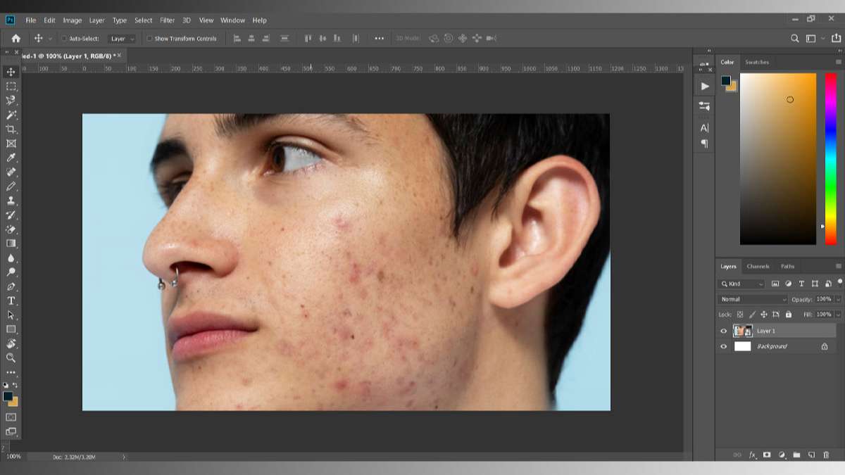 Cách làm mịn da trong photoshop