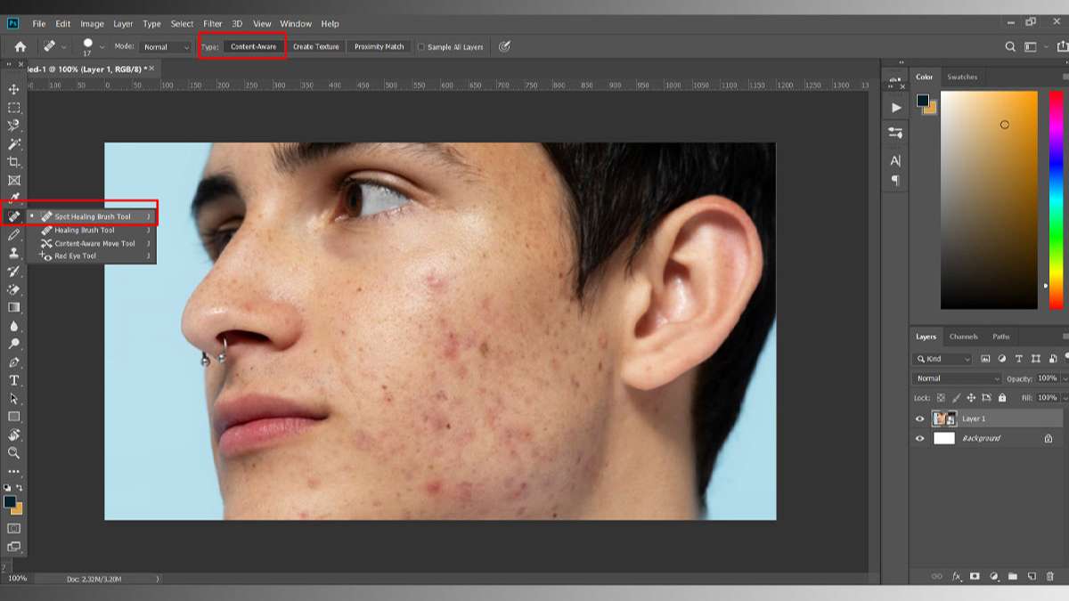 Cách làm mịn da trong photoshop