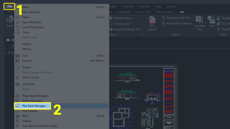 Cách load in hình ảnh trong CAD