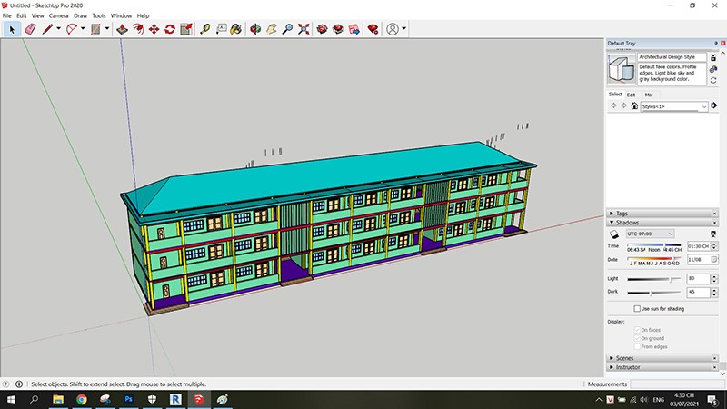 Cách xuất file Revit sang Sketchup không bị lỗi