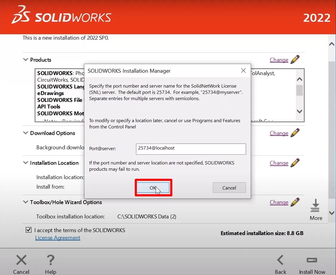 Tải và cài đặt solidworks