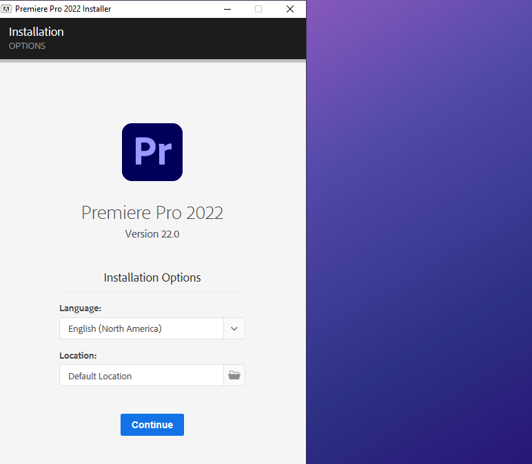 Adobe Premiere 2022