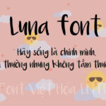 Font LNTH Luna