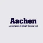 Font Aachen