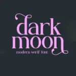 Font Dark Moon