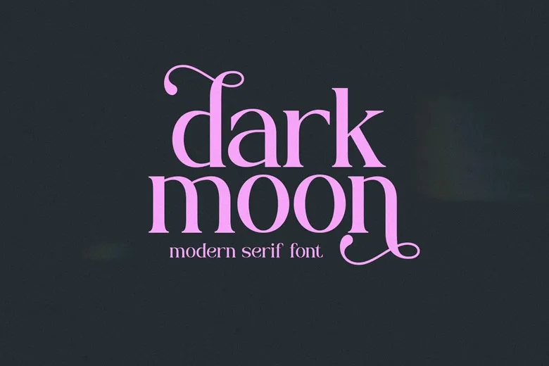 Font Dark Moon