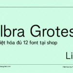 Font Albra Grotesk Light