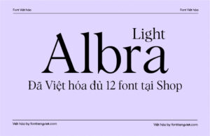 Font Albra Light