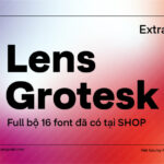 Font Lens Grotesk Extra Bold