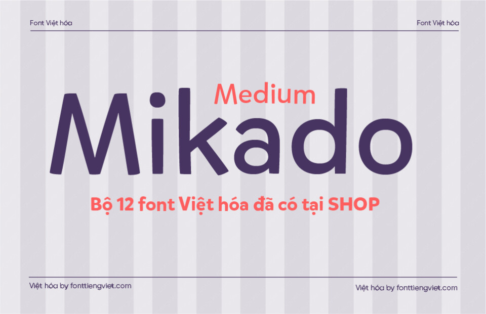 Font Mikado Medium