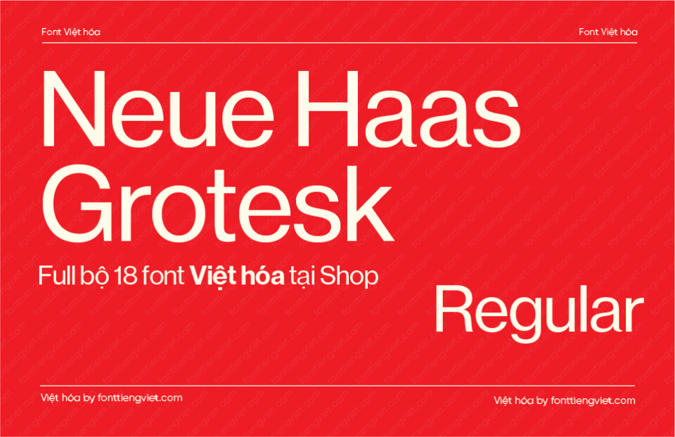 Font Neue Haas Grotesk Regular