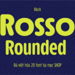 Font Rosso Rounded Black