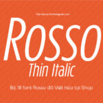 Rosso Thin Italic