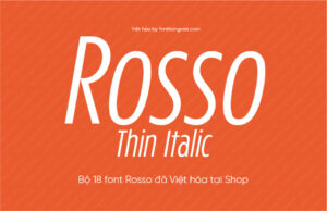 Rosso Thin Italic