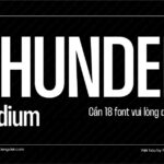 Font Thunder Medium