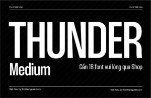 Font Thunder Medium