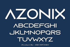 Font Azonix