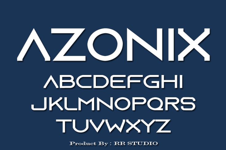 Font Azonix