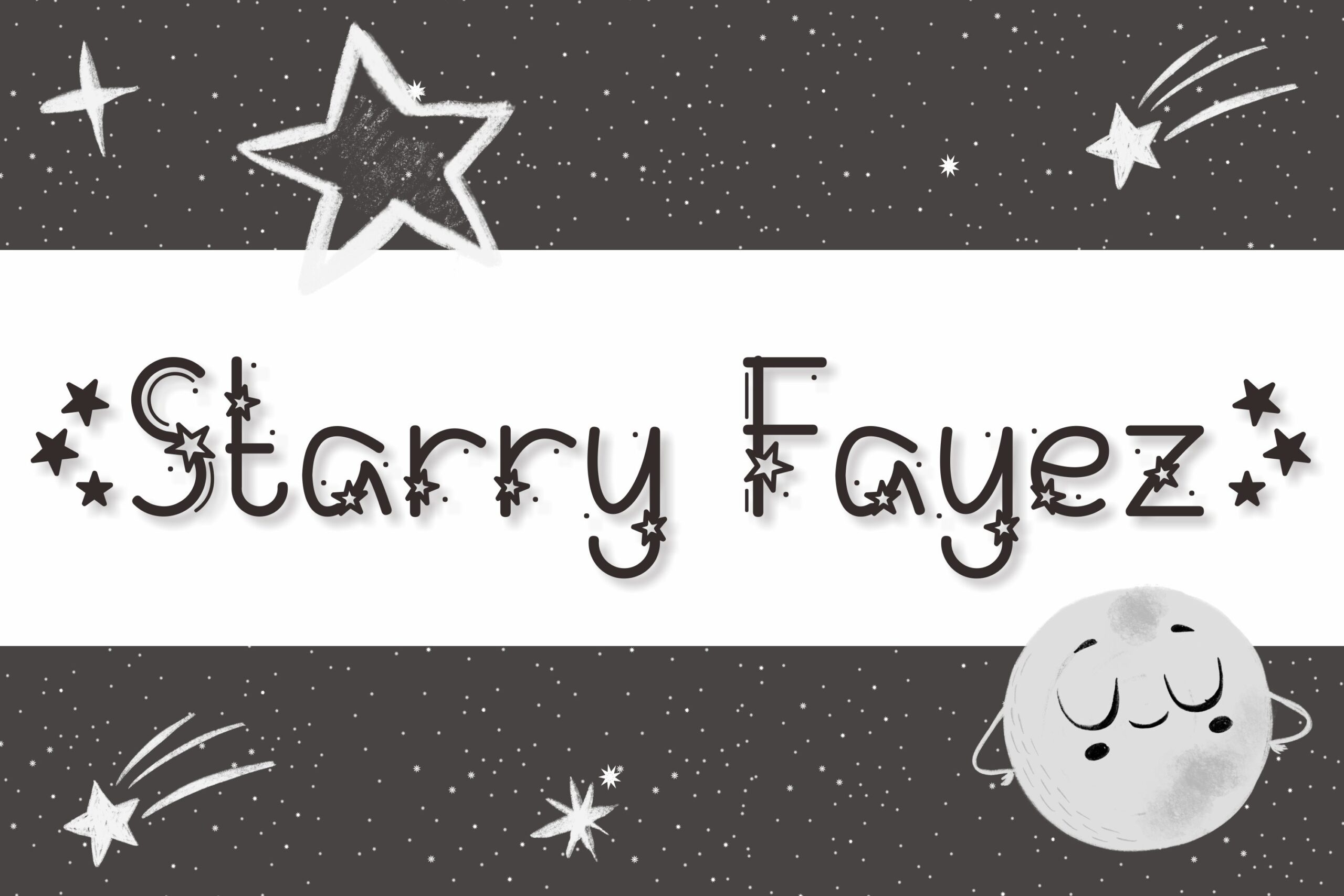 Font Starry Fayez