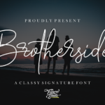 font Brotherside Signature