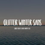 Font Glitter Winter Sans