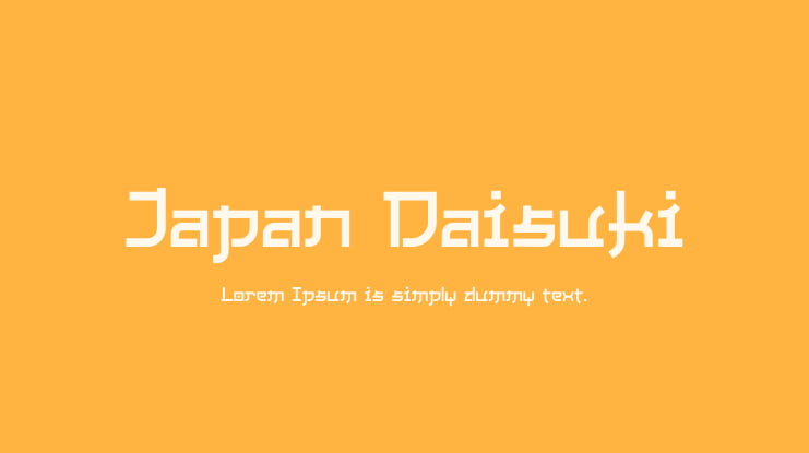 Font Japan Daisuki