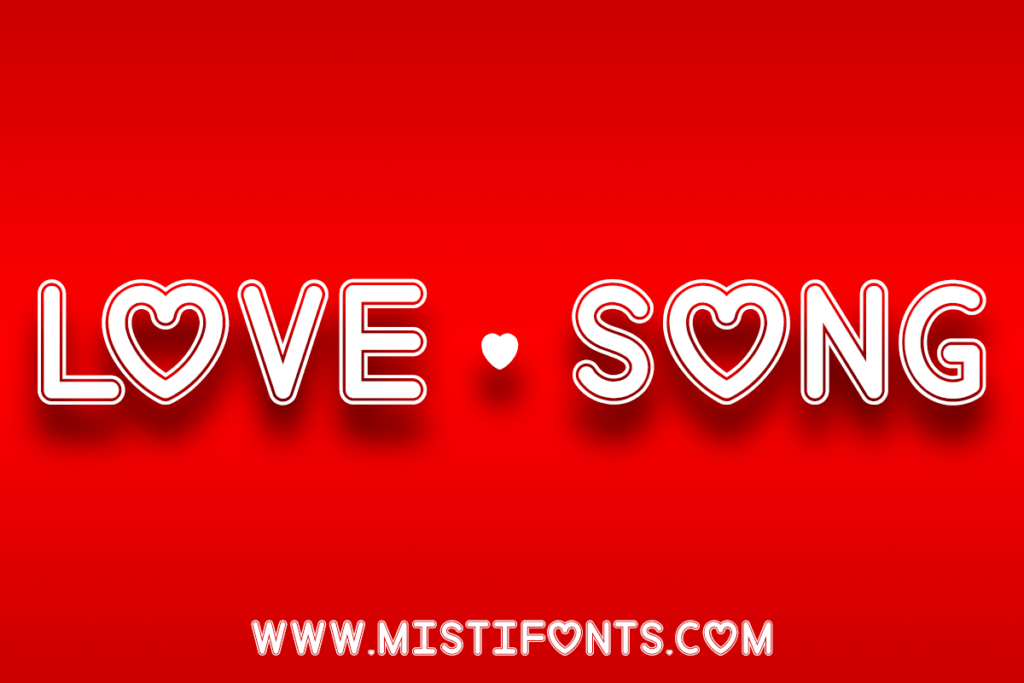 Font Mf Love Song