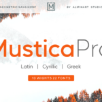 Font Mustica Pro Semi Bold