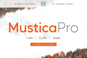 Font Mustica Pro Semi Bold