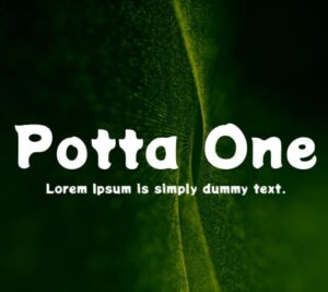 Font Việt Hóa Potta One