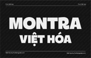 Font Montra