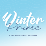 Font Winter Prime Monoline