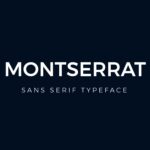 font montserrat